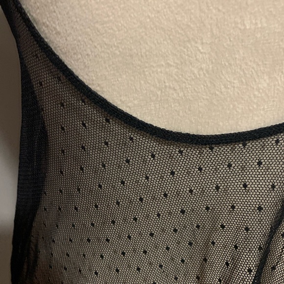Rare Find Vtg Victoria Secret Bustier You Sexy Little Thing 36C Black Sheer Lace - Picture 4 of 7